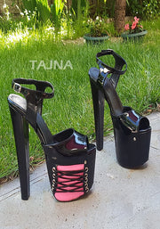Black and Pink Burlesque Platforms - Tajna Club