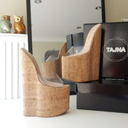 30 cm Super High Heel Transparent Mules - Tajna Club